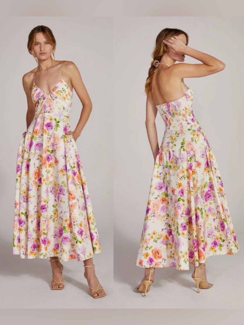 Anthropologie Favorite Daughter Halting Traffic Dress Floral Sz 14 Wedding Guest